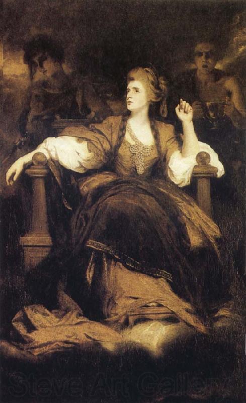 Sir Joshua Reynolds Sarah Siddons as the Traginc Muse Germany oil painting art